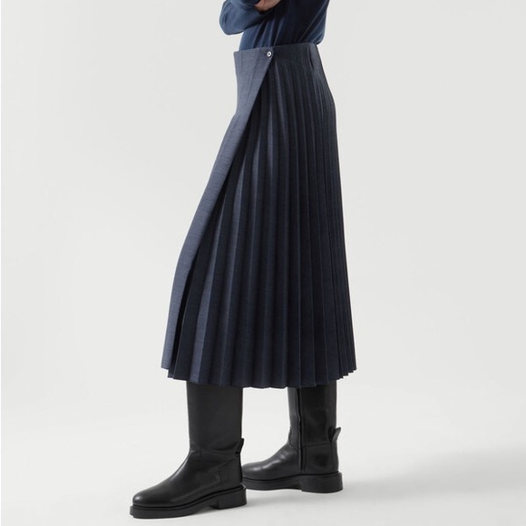 COS Dresses & Skirts - COS | High-Waisted Midi Pleated Skirt